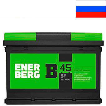   ENERBERG 6- 56Ah L+ 550A EN 242x175x190